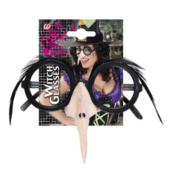 Čarodějnický nos s brýlemi